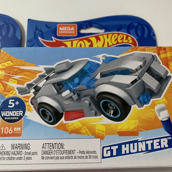 Hot Wheels Mega Construx GT Hunter Bone Shaker Building One Of Each Pieces New - Picture 5 of 9